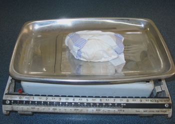 Test Soiled Diaper